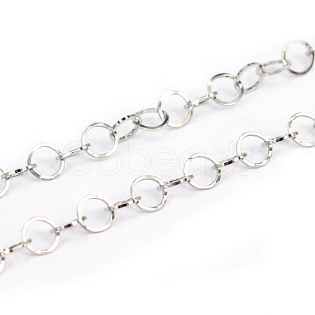 Tarnish Resistant 304 Stainless Steel Cable Chains CHS-L001-95-5mm-1