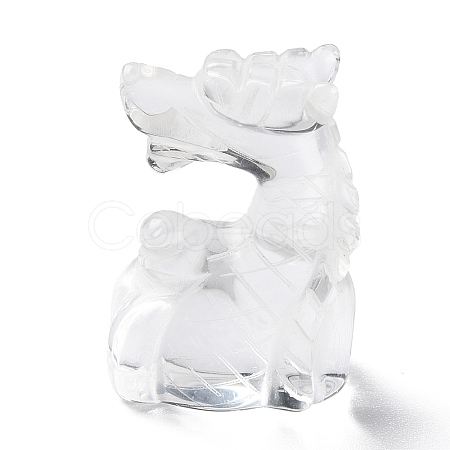 Synthetic Quartz Crystal Sculpture Display Decorations LS-DJEW-Q001-04-1