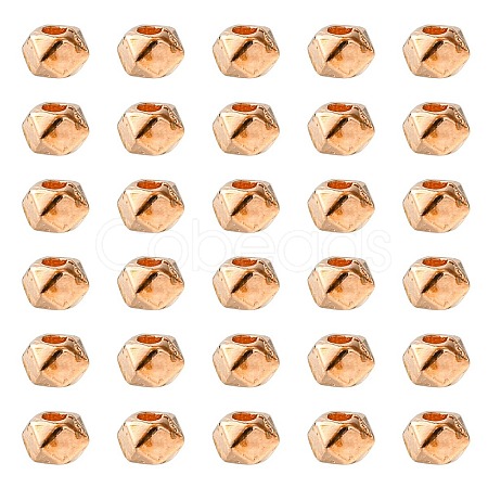 Polyhedron Alloy Finding Beads FIND-YW0004-25RG-1
