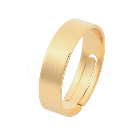 Blank 316 Surgical Stainless Steel Finger Ring Band STAS-C125-04G-1