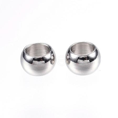 Tarnish Resistant 201 Stainless Steel Beads STAS-D448-065P-1