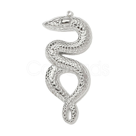 304 Stainless Steel Big Pendants STAS-OY001-09P-1