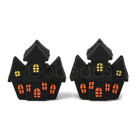 Halloween Silicone Focal Beads SL-CBADC51-14-1