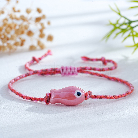 Handmade Porcelain Bead Adjustable Bracelets SL6185-4-1