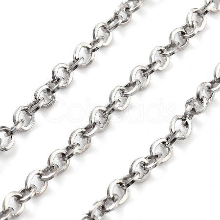 Tarnish Resistant Vacuum Plating 304 Stainless Steel Rolo Chains CHS-H026-08B-P-1