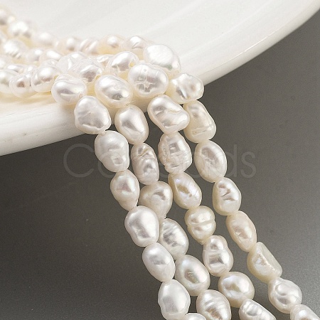 Natural Keshi Pearl Cultured Freshwater Pearl Beads Strands PEAR-P062-25E-X-1