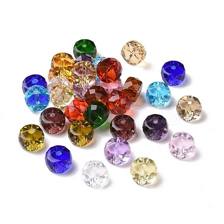 Transparent K9 Glass Beads GLAA-G085-01A-1
