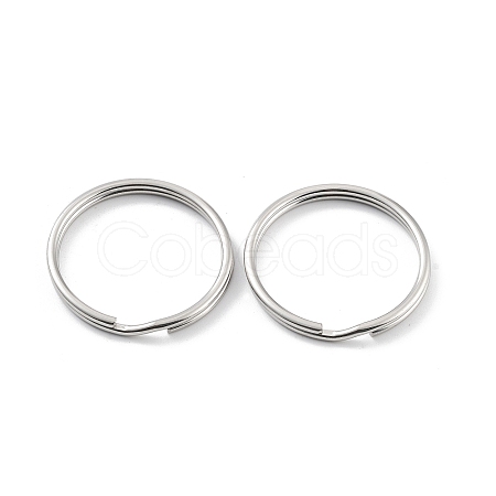 Non-Tarnish 304 Stainless Steel Split Key Rings STAS-Q314-02C-P-1
