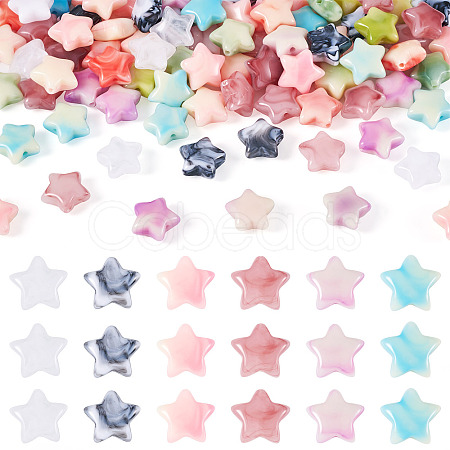 150Pcs Acrylic Beads OACR-TA0003-55-1