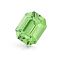 Preciosa&reg MAXIMA Crystal Fancy Stones, Czech Crystal, 435 34 222 Octagon, Dura Foiling, 50520 Peridot, 8x6mm