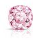 Preciosa&reg MAXIMA Crystal Fancy Stones, Czech Crystal, 435 36 132 Cushion Square, Dura Foiling, 70020 Light Rose, 12x12mm