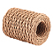 Handmade Iron Wire Paper Rattan, Woven Paper Rattan, BurlyWood, 2mm, 50m/roll