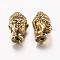 Tibetan Style Alloy Beads, Buddha Head, Antique Golden, 13x9x8.5mm, Hole: 1.5mm