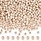 PandaHall Elite Natural Unfinished Wood Beads, Round Wooden Loose Beads Spacer Beads for Craft Making, Macrame Beads, Large Hole Beads, Lead Free, Moccasin, 8mm, Hole: 2mm, 2000pcs