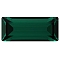 Preciosa&reg MAXIMA Crystal Fancy Stones, Czech Crystal, 435 26 212 Baguette, Dura Foiling, 50730 Emerald, 7x3mm