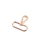 Alloy Swivel Clasps, Rose Gold, 50mm