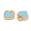 Eco-friendly Alloy Enamel Charms PALLOY-M212-03G-3