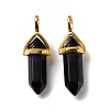 Natural Obsidian Pendants G-K329-67G-2