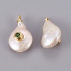 Natural Cultured Freshwater Pearl Pendants PEAR-F008-31G-02-2
