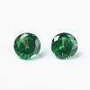 Cubic Zirconia Pointed Back Cabochons ZIRC-WH0001-B02-1
