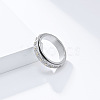Simple Style 304 Stainless Steel Rotating Finger Rings FS-WGCAB4E-03-1