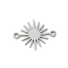 Chakra 304 Stainless Steel Connector Charms SA-CBA28C1-01B-P-1