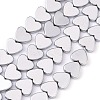 Non-magnetic Synthetic Hematite Beads Strands G-Q883-8x8mm-6-1