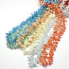 Electroplate Glass Beads Strands EGLA-A001-6x12mm-FM2-2