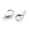 Brass Lobster Claw Clasps KK-YW0004-01E-P-2
