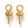 Brass Cup Peg Bails Pendants KK-Z018-01B-G-1