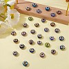 34Pcs 17 Colors Handmade Polymer Clay European Beads CLAY-SZ0001-52-3