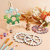 12Pcs 3 Style Unfinished Wood Slices WOOD-OC0002-78-5