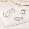 1 Bag Alloy Finger Rings Sets RJEW-LP0004-32P-1