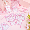 Alloy Enamel Bowknot Link Bracelets BJEW-BM0001-02-4