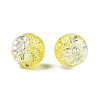 Transparent Crackle Acrylic Beads CACR-N002-03B-1