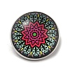 Round Glass Brooches FIND-Q096-01G-1