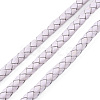 Braided Cowhide Leather Cord NWIR-N005-01R-5mm-3