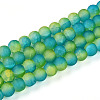 Crackle Glass Beads Strands GLAA-N009-6mm-10-1