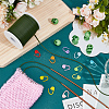 30Pcs Eco-Friendly ABS Plastic Knitting Crochet Locking Stitch Markers Holder IFIN-SC0001-96E-4