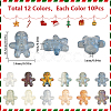 120Pcs 12 Colors Electroplate Glass Beads EGLA-SC0001-30-2
