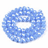 Electroplate Glass Beads Strands EGLA-A034-J6mm-A02-3