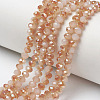 Electroplate Glass Beads Strands EGLA-A034-J6mm-J02-1