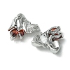 Brass Heart Charms KK-D092-02P-02-2