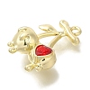 Alloy Rhinestone Pandants ENAM-B025-03G-04-2