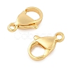 Brass Lobster Claw Clasps KK-U056-01G-2