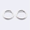 925 Sterling Silver Open Jump Rings STER-F036-02S-0.6x5mm-2