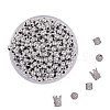 6Pcs 3 Styles Brass Micro Pave Cubic Zirconia Beads ZIRC-SZ0001-17-6