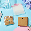 20Pcs Paper Earring Display Cards CDIS-TADJ0002-01F-5