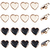 20Pcs 2 Colors Alloy Enamel Metal Buttons FIND-GF0008-18-1