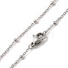 Non-Tarnish 304 Stainless Steel Satellite Chain Necklaces NJEW-I248-13P-2